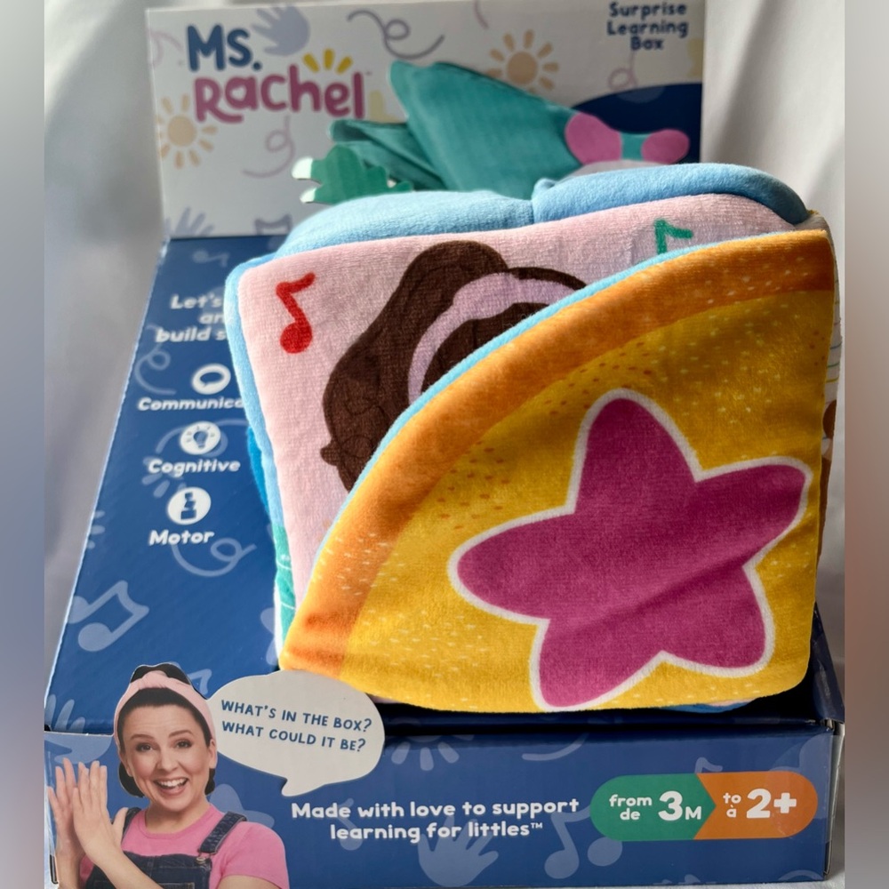 Ms. Rachel Official Surprise Plush Learning Box Age 3 Months to 2+ NEW - Picture 8 of 14